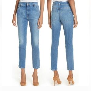 Frame Le Slender Straight-Leg Jeans Style LSLTR969 In Ashton Women's Siz…